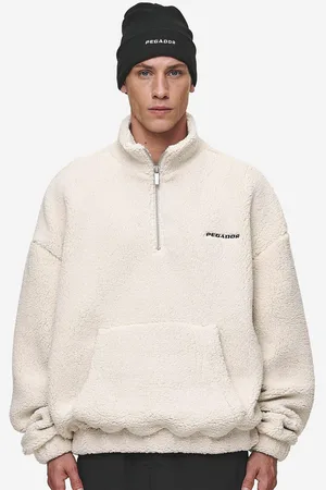 Pegador Puka Teddy Half Zip Sweater uomo Felpe con cappuccio e felpe taglia S Abbigliamento
