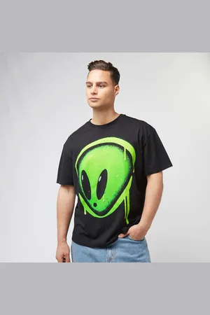 Mister Tee Dripping Alien Head Oversize uomo T-shirts e polo taglia XS Abbigliamento