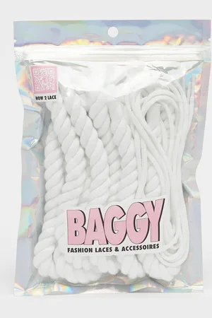BAGGYMAX Rope Laces 14mm Set 100cm unisex Accessori per scarpe taglia ONE SIZE Scarpe