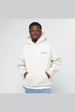 Another Cotton Lab Offline Scribble Hoodie uomo Felpe con cappuccio e felpe taglia L Abbigliamento