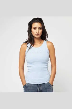 Karl Kani Woven Signature Rhinestone Rib Tank donna Top taglia XS Abbigliamento