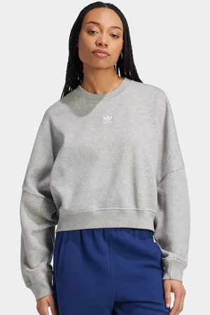 adidas Essential Crew Fleece donna Felpe con cappuccio e felpe taglia L Abbigliamento