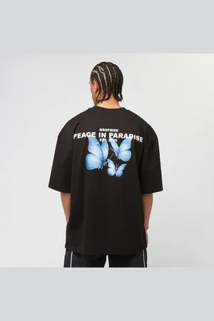 Dropsize Heavy Oversized Butterflies Paradise T-Shirt uomo T-shirts e polo taglia S Abbigliamento