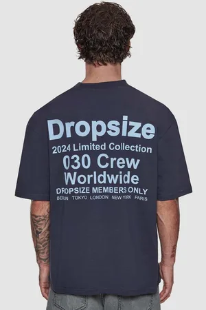 Dropsize Heavy Oversized World Wide T-Shirt uomo T-shirts e polo taglia S Abbigliamento