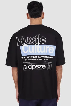 Dropsize Heavy Oversize Hustle Culture T-Shirt uomo T-shirts e polo taglia S Abbigliamento