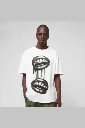 Mister Tee Grillz Lips Oversize uomo T-shirts e polo taglia XS Abbigliamento