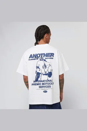 Another Cotton Lab Summer in Paradise Oversized T-Shirt uomo T-shirts e polo taglia S Abbigliamento