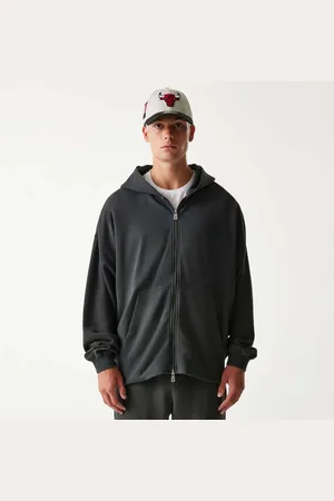 New Era NBA Washed Full Zip Chicago Bulls uomo Felpe con cappuccio e felpe taglia S Abbigliamento