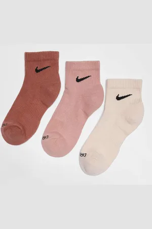 Nike 3 PACK - Everyday Plus Chushioned Ankle unisex Calzini taglia 38-42 Abbigliamento