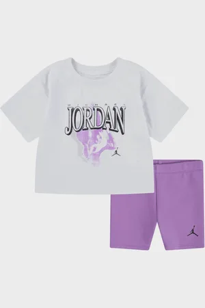 Jordan JDG Retro 1984 Bike Short Set unisex Tutine e set per neonati taglia 12 M Abbigliamento