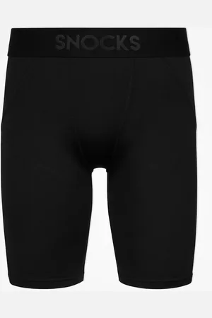 Snocks Pantaloncini da ciclismo da uomo taglia S in nero confezione da 1 Pantaloni sconosciuti realizzati in poliestere riciclato di