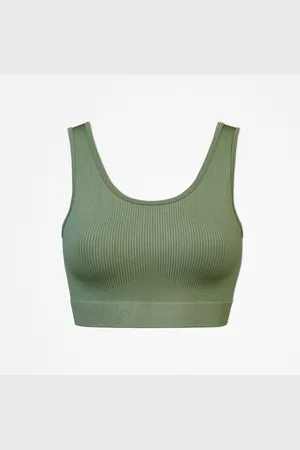 Snocks Reggiseno sportivo senza cuciture taglia XS in verde chiaro confezione da 1 top da donna di