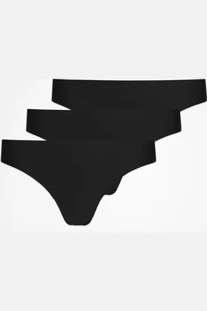 Snocks Tangas Seamless nella taglia XS in nero confezione da 3 biancheria intima da donna di