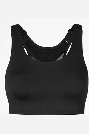 Snocks Reggiseno sportivo a rete nella taglia XS in nero confezione da 1 top da donna in poliestere riciclato di