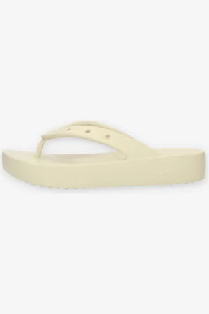 Crocs Classic Platform Flip W Infradito avorio