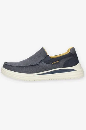 Skechers Proven Suttner Slip on blu da uomo