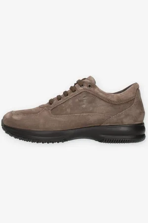 IGI&CO Sneakers taupe da uomo in camoscio