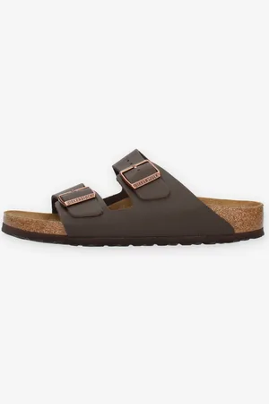 Birkenstock 0051103-DARK- Arizona BS Sandali scalzati marroni (calzata stretta)
