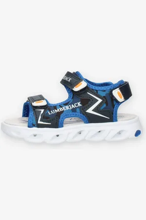 Lumberjack Marley Sandali da bimbo blu con le luci