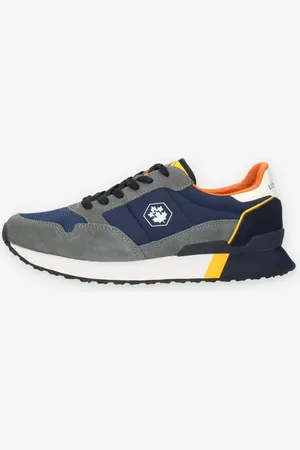 Lumberjack Wilson Sneakers grigie e blu da uomo