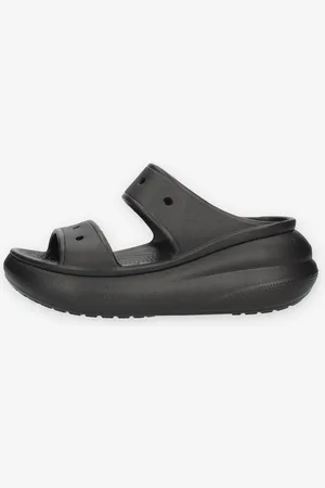 Crocs Crush Sandal W Sandali scalzati neri con zeppa