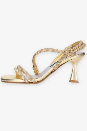 Albano Sandali platino con strass