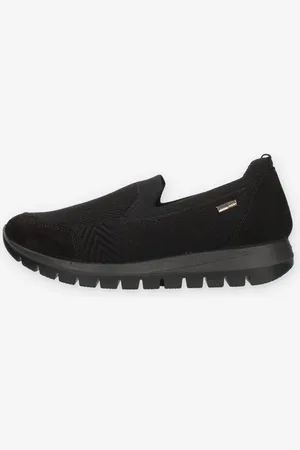 Enval Slip on da donna nere in tessuto