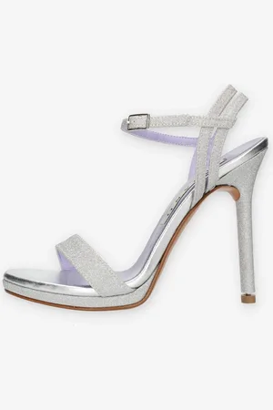 Albano Sandali in tessuto glitterato