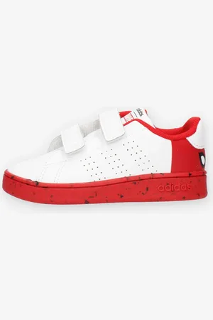 adidas Advantage Spiderman CF I Sneakers basse bianche e rosse