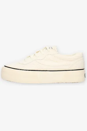Superga Revolley Platform Corduroy Sneakers avorio