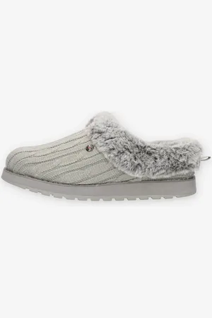 Skechers Ice Angel Pantofole grigie
