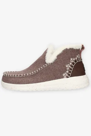 Hey dude Denny wool faux shearling Walnut