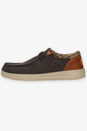 Hey dude Wally grip wool brown