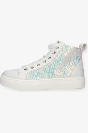 Nero Giardini Sneakers argento con paillettes