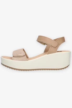 IGI&CO Sandali da donna beige con zeppa