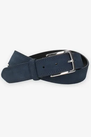 Frau Cintura blu in camoscio da uomo