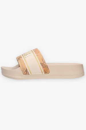 ALVIERO MARTINI 1A CLASSE Ciabatte linea Junior beige e Geo Classic