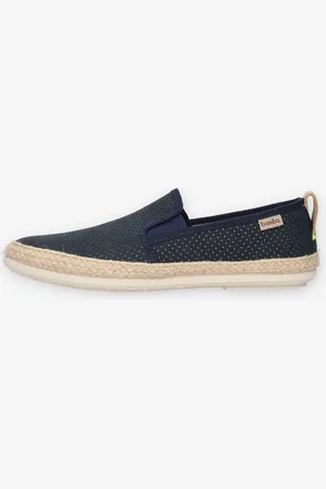 victoria Slip on blu in tessuto a rete