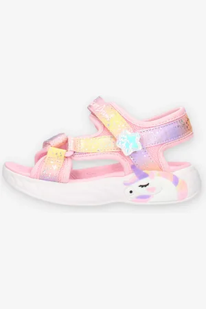 Skechers Unicorn Dreams Sandali rosa con luci