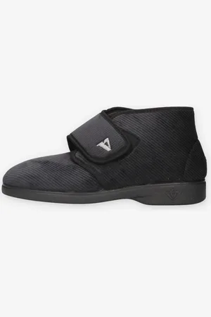 VALLEVERDE 26816- Ciabatte a scarpa nere da uomo
