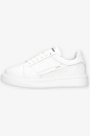 Exton 990-NAPPA-BIANCA Sneakers bianche da uomo
