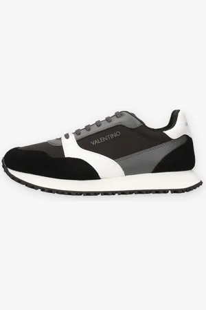 VALENTINO 95D2801NY-WHITE-BLACK Sneakers nere e bianche da uomo