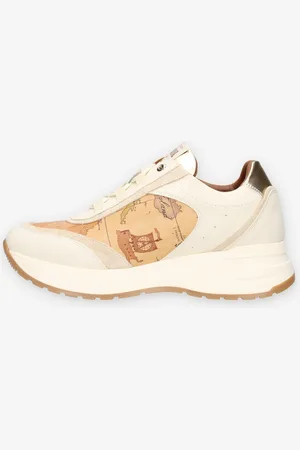 ALVIERO MARTINI 1A CLASSE N2046-1803-A029 Sneakers linea Junior latte e Geo Classic