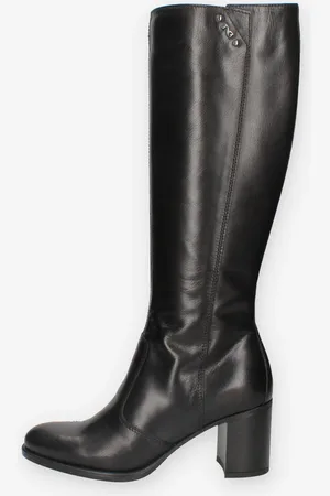 Nero Giardini I410954D-100 Stivali neri da donna col tacco
