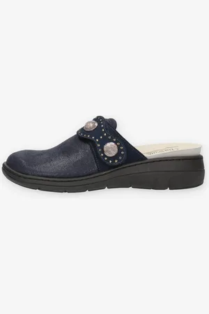 Clia Walk Estraibile 568 Pantofole blu da donna