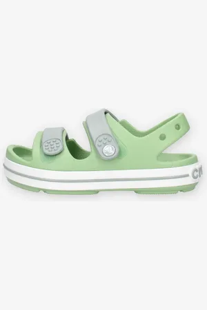Crocs CR.209423-3WD Crocband cruiser Sandali verdi e grigi da bimbo