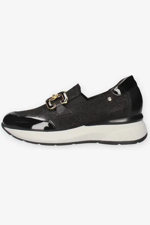 Donna serena 5D5458DS-NER Slip on nere da donna