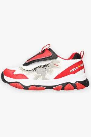 Bull Boys DNAL4550-BIRS T-Rex Sneakers bianche e rosse