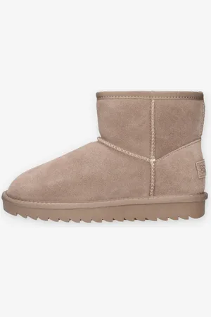 Colors of California HC.YW001N-TAU Stivaletti taupe con lana