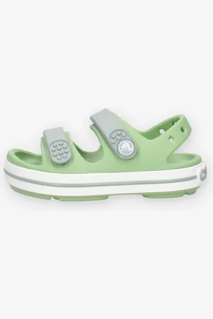 Crocs CR.209424-3WD Crocband cruiser Sandali verdi e grigi da bimbo